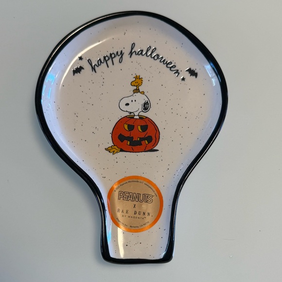 Rae Dunn Other - 🎃 Rae Dunn x Peanuts Snoopy ‘Happy Halloween’ Spoon Rest NWT